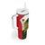Personalised PNG Eastern Highlands Tumbler With Handle Bird of Paradise Tattoo Flag Motif - Polynesian Pride