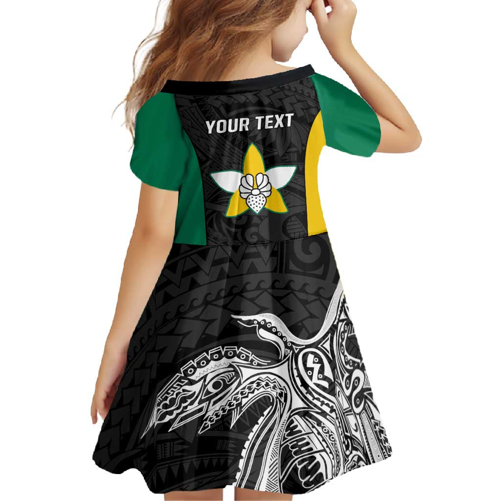 Personalised PNG Enga Province Family Matching Off Shoulder Maxi Dress and Hawaiian Shirt Bird of Paradise Tattoo Flag Motif LT9 - Polynesian Pride