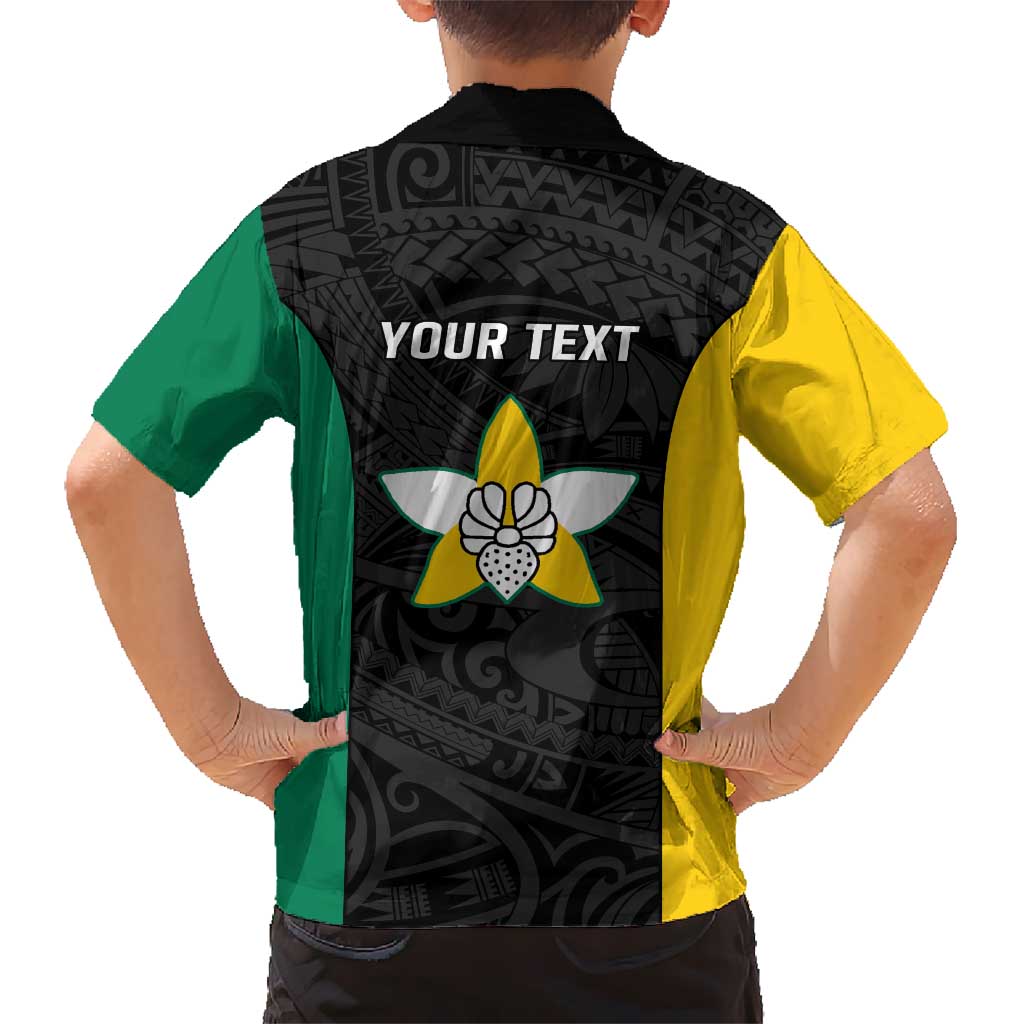 Personalised PNG Enga Province Hawaiian Shirt Bird of Paradise Tattoo Flag Motif LT9 - Polynesian Pride