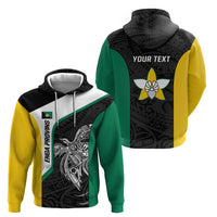 Personalised PNG Enga Province Hoodie Bird of Paradise Tattoo Flag Motif LT9 - Polynesian Pride