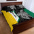 Personalised PNG Enga Province Quilt Bed Set Bird of Paradise Tattoo Flag Motif - Polynesian Pride
