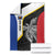 Personalised PNG Gulf Province Blanket Bird of Paradise Tattoo Flag Motif - Polynesian Pride