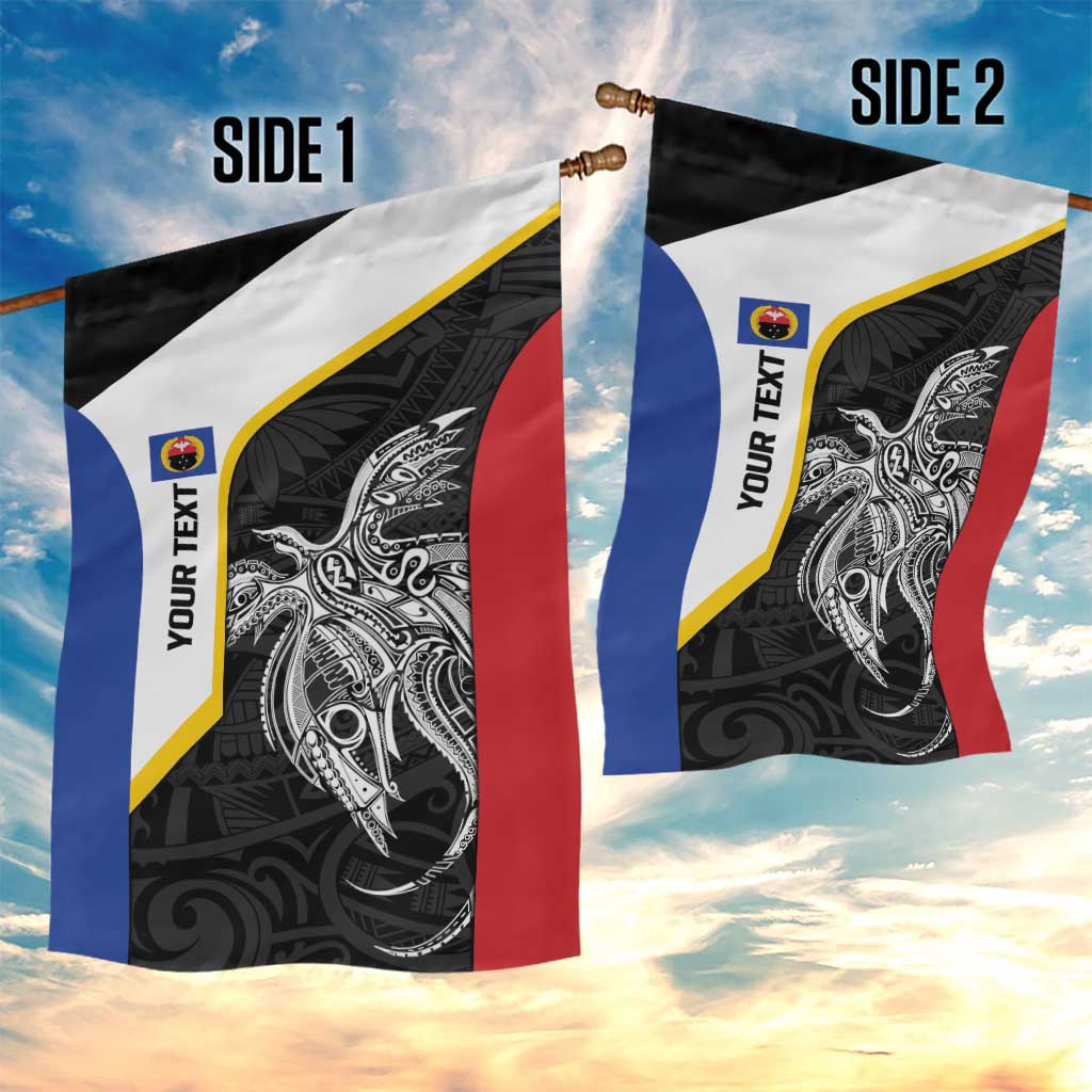 Personalised PNG Gulf Province Garden Flag Bird of Paradise Tattoo Flag Motif LT9 - Polynesian Pride