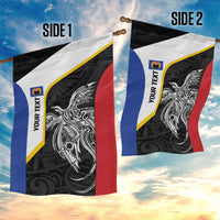 Personalised PNG Gulf Province Garden Flag Bird of Paradise Tattoo Flag Motif LT9 - Polynesian Pride