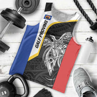 Personalised PNG Gulf Province Men Tank Top Bird of Paradise Tattoo Flag Motif LT9 - Polynesian Pride