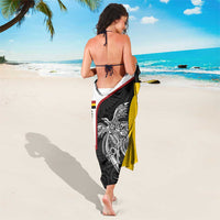 Personalised PNG Madang Province Sarong Bird of Paradise Tattoo Flag Motif - Polynesian Pride