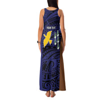 Personalised PNG Manus Province Family Matching Tank Maxi Dress and Hawaiian Shirt Bird of Paradise Tattoo Flag Motif LT9 - Polynesian Pride