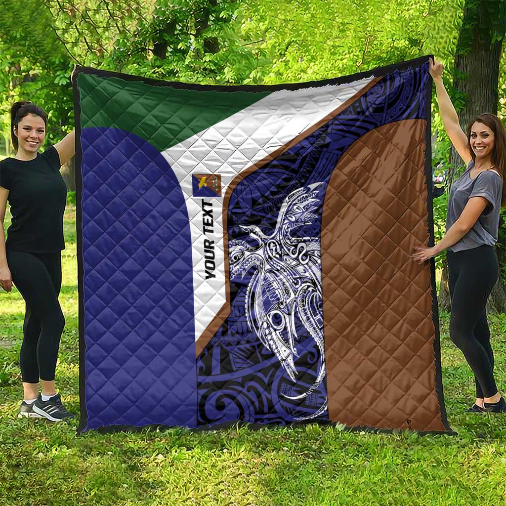 Personalised PNG Manus Province Quilt Bird of Paradise Tattoo Flag Motif LT9 - Polynesian Pride