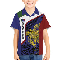 Personalised PNG Milne Bay Province Hawaiian Shirt Bird of Paradise Tattoo Flag Motif LT9 - Polynesian Pride