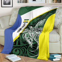 Personalised PNG Morobe Province Blanket Bird of Paradise Tattoo Flag Motif - Polynesian Pride
