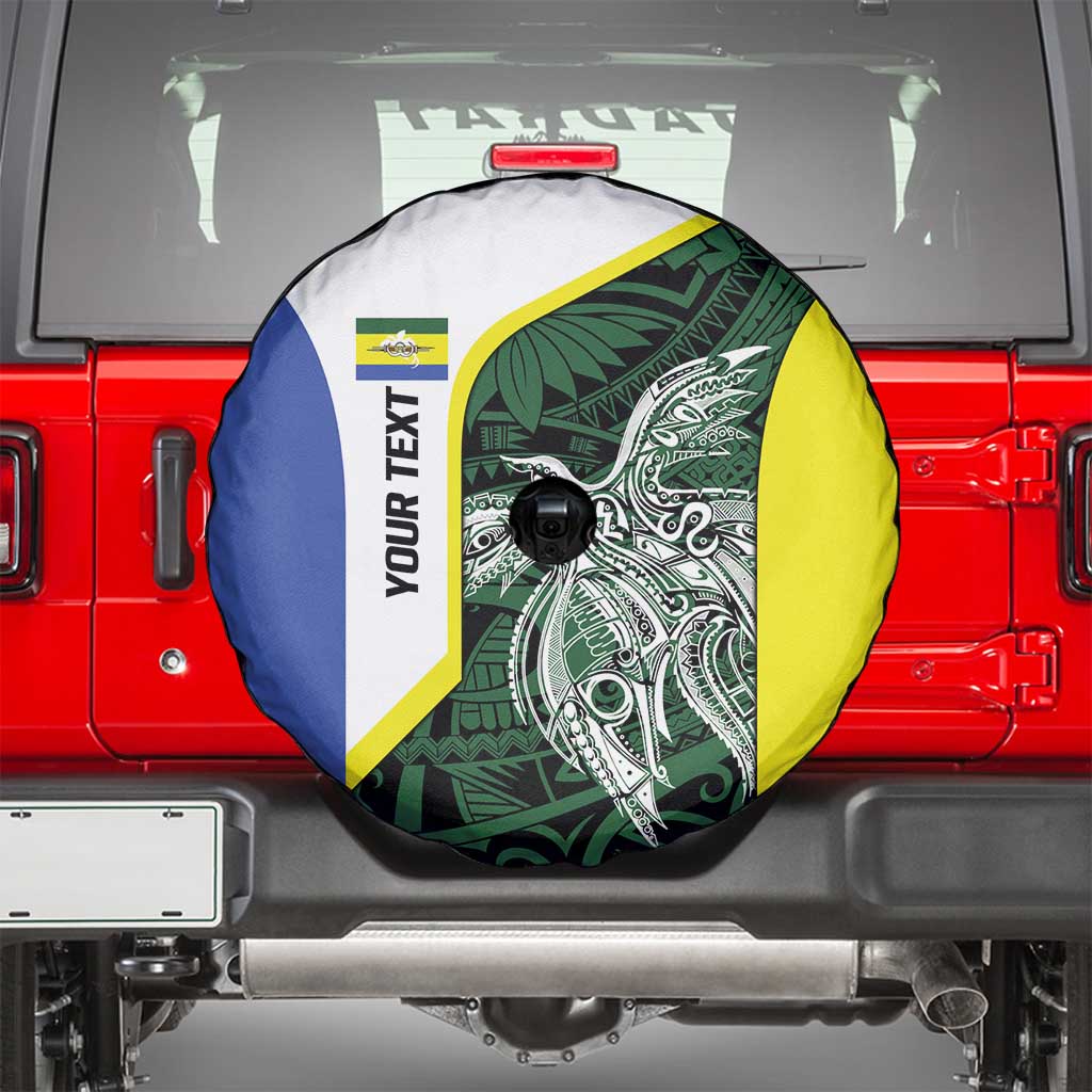 Personalised PNG Morobe Province Spare Tire Cover Bird of Paradise Tattoo Flag Motif LT9 - Polynesian Pride