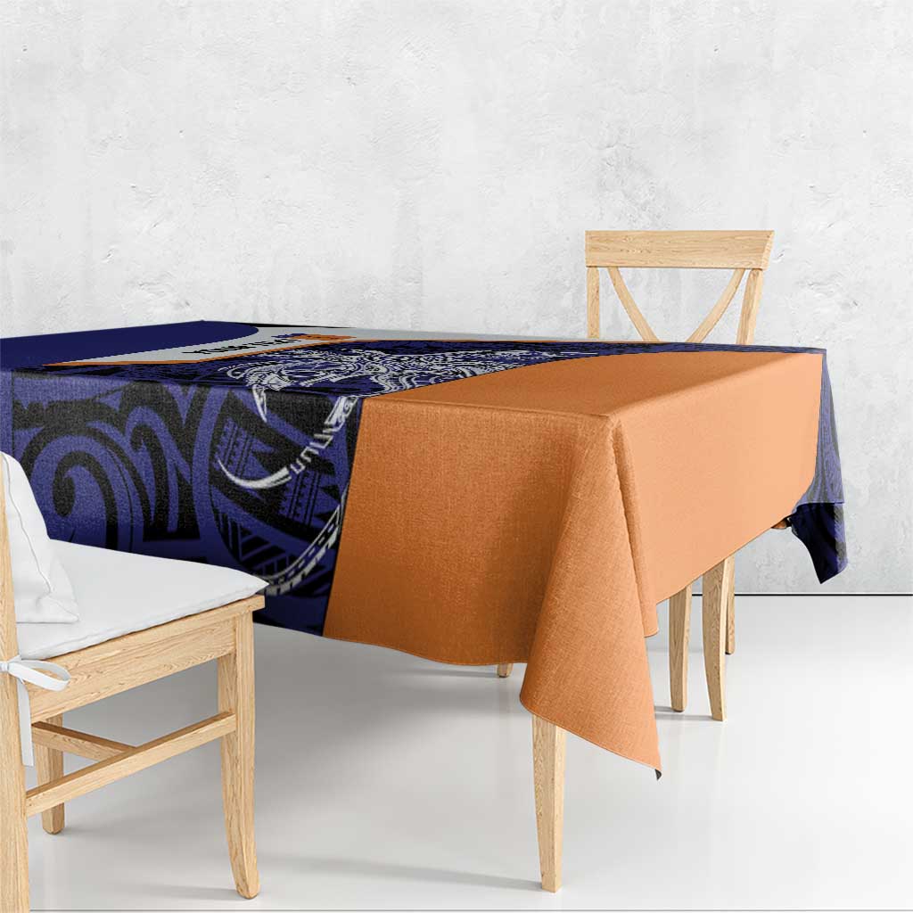 Personalised PNG New Ireland Tablecloth Bird of Paradise Tattoo Flag Motif - Polynesian Pride