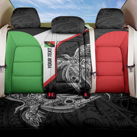 Personalised PNG Southern Highlands Province Back Car Seat Cover Bird of Paradise Tattoo Flag Motif LT9 One Size Red - Polynesian Pride