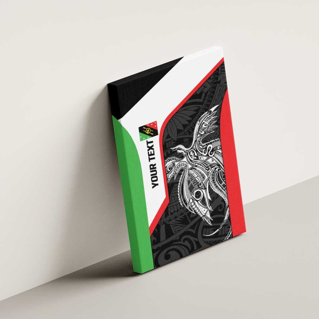 Personalised PNG Southern Highlands Province Canvas Wall Art Bird of Paradise Tattoo Flag Motif LT9 - Polynesian Pride
