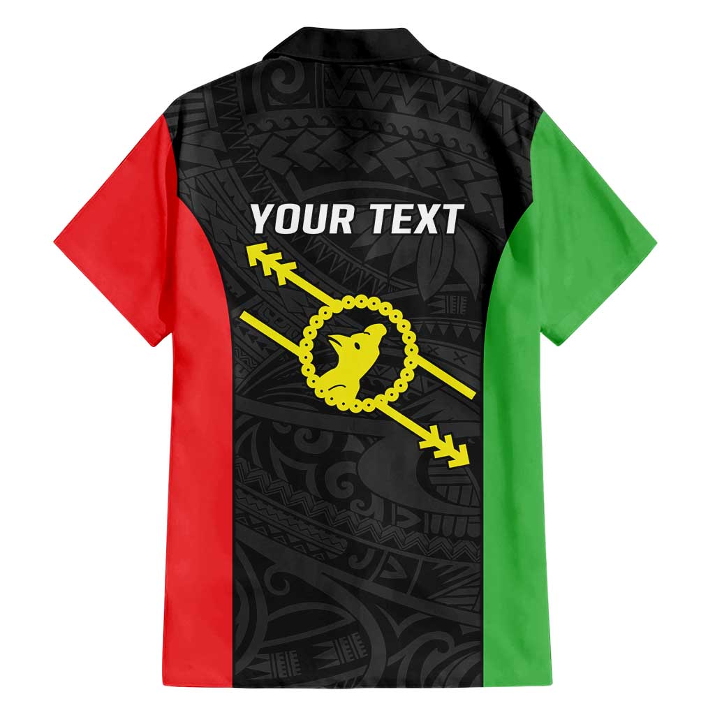 Personalised PNG Southern Highlands Province Family Matching Short Sleeve Bodycon Dress and Hawaiian Shirt Bird of Paradise Tattoo Flag Motif LT9 - Polynesian Pride