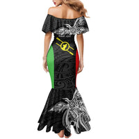 Personalised PNG Southern Highlands Province Mermaid Dress Bird of Paradise Tattoo Flag Motif LT9 - Polynesian Pride