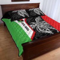 Personalised PNG Southern Highlands Province Quilt Bed Set Bird of Paradise Tattoo Flag Motif LT9 - Polynesian Pride