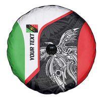 Personalised PNG Southern Highlands Province Spare Tire Cover Bird of Paradise Tattoo Flag Motif LT9 - Polynesian Pride