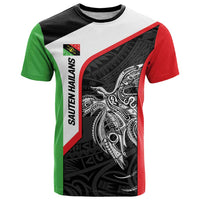 Personalised PNG Southern Highlands Province T Shirt Bird of Paradise Tattoo Flag Motif LT9 Red - Polynesian Pride