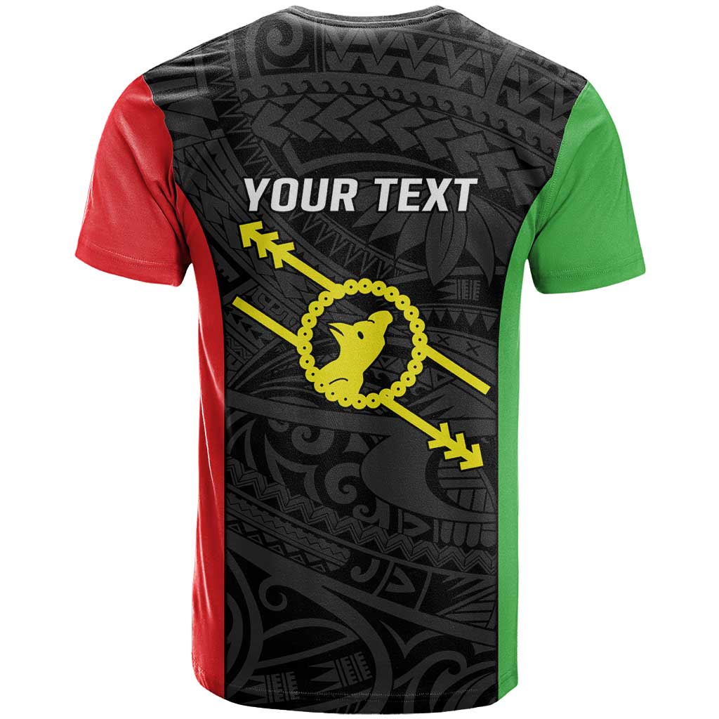 Personalised PNG Southern Highlands Province T Shirt Bird of Paradise Tattoo Flag Motif LT9 - Polynesian Pride