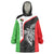 Personalised PNG Southern Highlands Province Wearable Blanket Hoodie Bird of Paradise Tattoo Flag Motif - Polynesian Pride