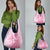 Pacific Girl and Butterfly Cancer Ribbon Personalised Grocery Bag
