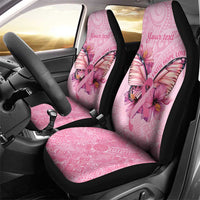 Faith Hope Love Butterfly Ribbon Personalised Car Seat Cover LT9 - Polynesian Pride