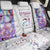 Custom New Zealand Aotearoa Back Car Seat Cover Pink Maori Paua Shell Indigenous - Polynesian Pride