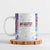 Custom New Zealand Aotearoa Ceramic Mug Pink Maori Paua Shell Indigenous - Polynesian Pride