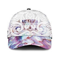 New Zealand Aotearoa Classic Cap Pink Maori Papua Shell Indigenous - Polynesian Pride