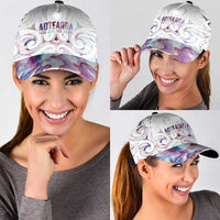 New Zealand Aotearoa Classic Cap Pink Maori Papua Shell Indigenous - Polynesian Pride