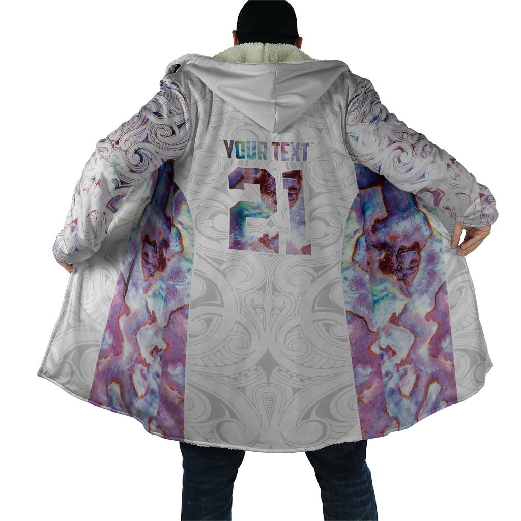Custom New Zealand Aotearoa Cloak Pink Maori Paua Shell Indigenous - Polynesian Pride