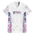 Custom New Zealand Aotearoa Family Matching Summer Maxi Dress and Hawaiian Shirt Pink Maori Paua Shell Indigenous - Polynesian Pride