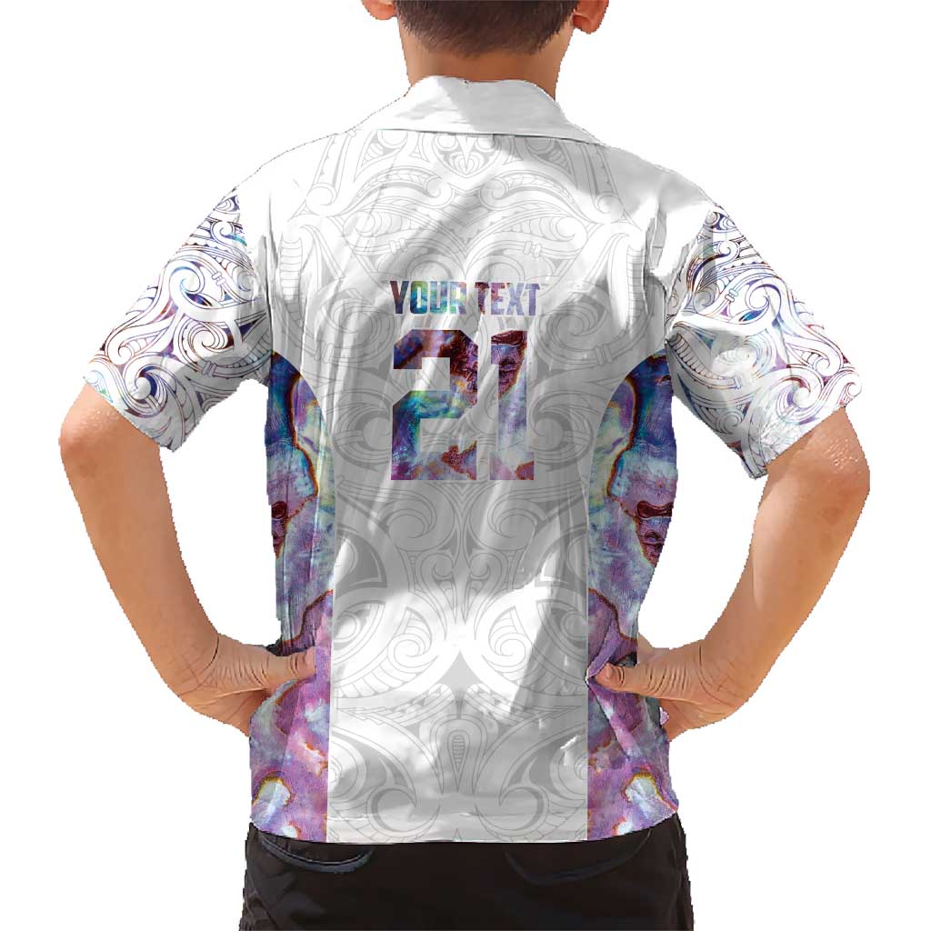 Custom New Zealand Aotearoa Hawaiian Shirt Pink Maori Paua Shell Indigenous - Polynesian Pride