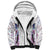 Custom New Zealand Aotearoa Sherpa Hoodie Pink Maori Paua Shell Indigenous - Polynesian Pride