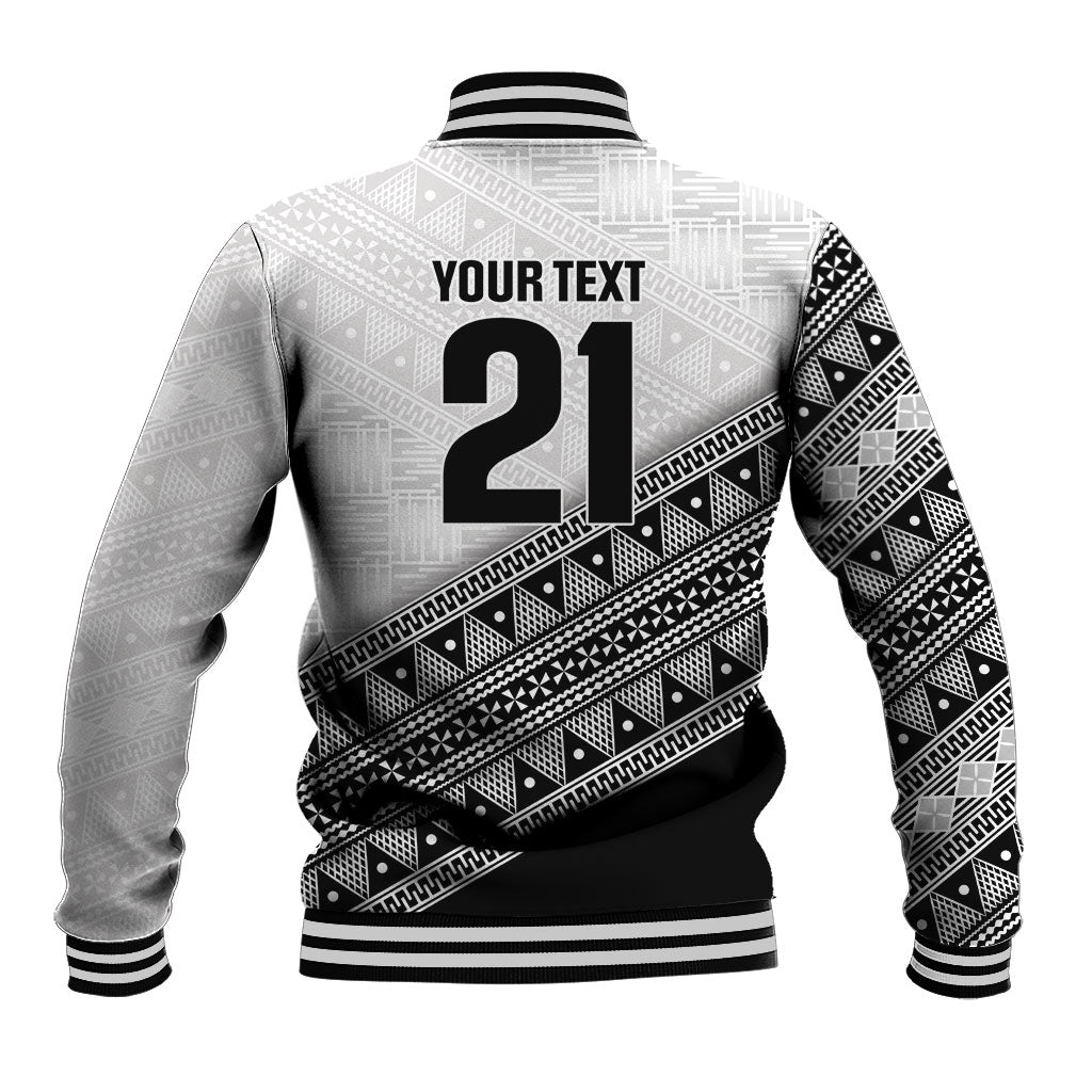 2026 Autumn Rugby Nations Fiji Custom Baseball Jacket Fijian Tapa Tribal Lauhala Inspired LT9 - Polynesian Pride