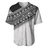 2026 Autumn Rugby Nations Fiji Custom Baseball Jersey Fijian Tapa Tribal Lauhala Inspired LT9 Black - Polynesian Pride