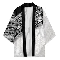 2026 Autumn Rugby Nations Fiji Custom Kimono Fijian Tapa Tribal Lauhala Inspired LT9 Unisex Black - Polynesian Pride
