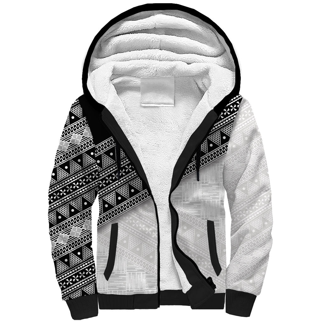 2026 Autumn Rugby Nations Fiji Custom Sherpa Hoodie Fijian Tapa Tribal Lauhala Inspired