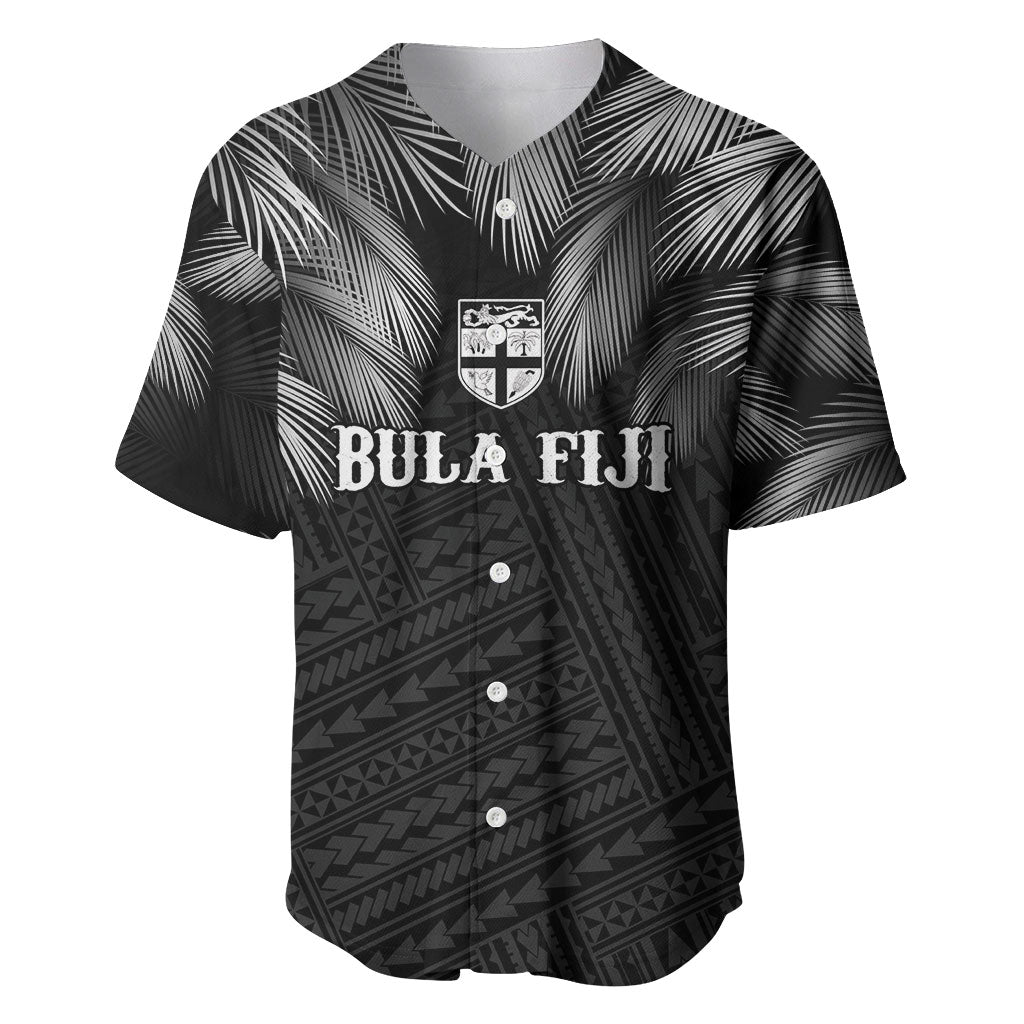 2026 Autumn Rugby Nations Fiji Custom Baseball Jersey Fijian Palm Leaf Tapa Tribal Inspired