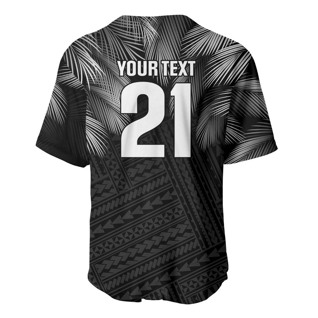 2026 Autumn Rugby Nations Fiji Custom Baseball Jersey Fijian Palm Leaf Tapa Tribal Inspired LT9 - Polynesian Pride