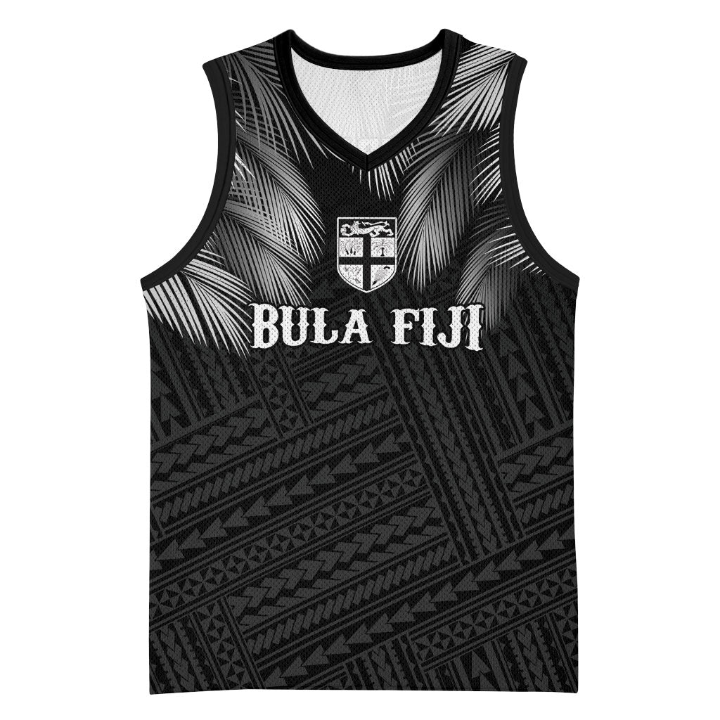 2026 Autumn Rugby Nations Fiji Custom Basketball Jersey Fijian Palm Leaf Tapa Tribal Inspired