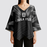 2026 Autumn Rugby Nations Fiji Custom Kimono Sleeve Blouse Fijian Palm Leaf Tapa Tribal Inspired LT9 - Polynesian Pride