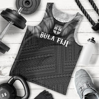 2026 Autumn Rugby Nations Fiji Custom Men Tank Top Fijian Palm Leaf Tapa Tribal Inspired LT9 - Polynesian Pride
