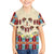 Papua Batik Motif Bird Of Paradise and Native Papuan Shield Kid Hawaiian Shirt LT9 Kid Beige - Polynesian Pride