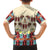 Papua Batik Motif Bird Of Paradise and Native Papuan Shield Kid Hawaiian Shirt LT9 - Polynesian Pride