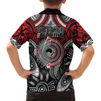Aotearoa and Australia Family Matching Summer Maxi Dress and Hawaiian Shirt New Zealand Honour The Treaty Ake!Ake!Ake! LT9 - Polynesian Pride