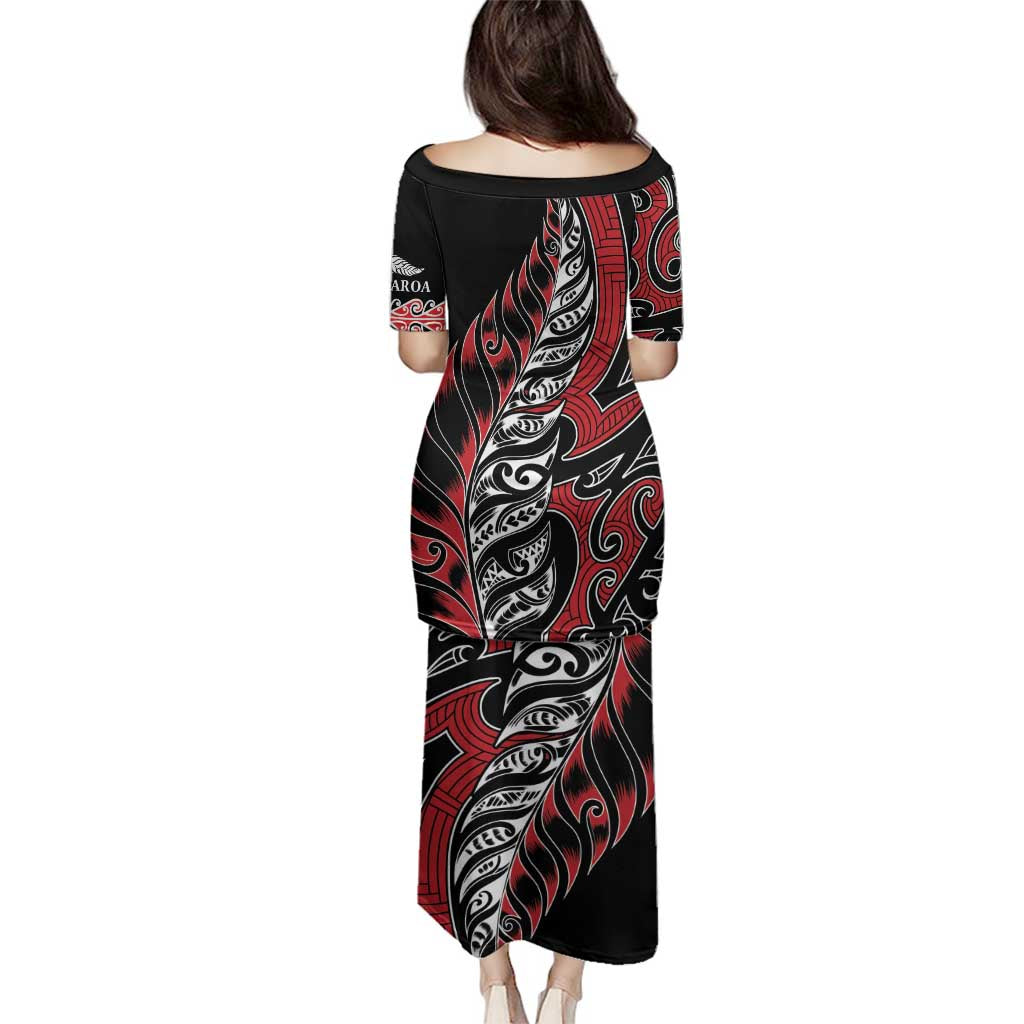 Koru Fern New Zealand Family Matching Puletasi and Hawaiian Shirt Maori Tribal Pattern LT9 - Polynesian Pride