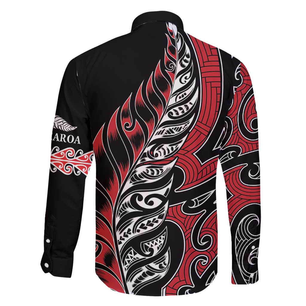 Koru Fern New Zealand Family Matching Short Sleeve Bodycon Dress and Hawaiian Shirt Maori Tribal Pattern LT9 - Polynesian Pride