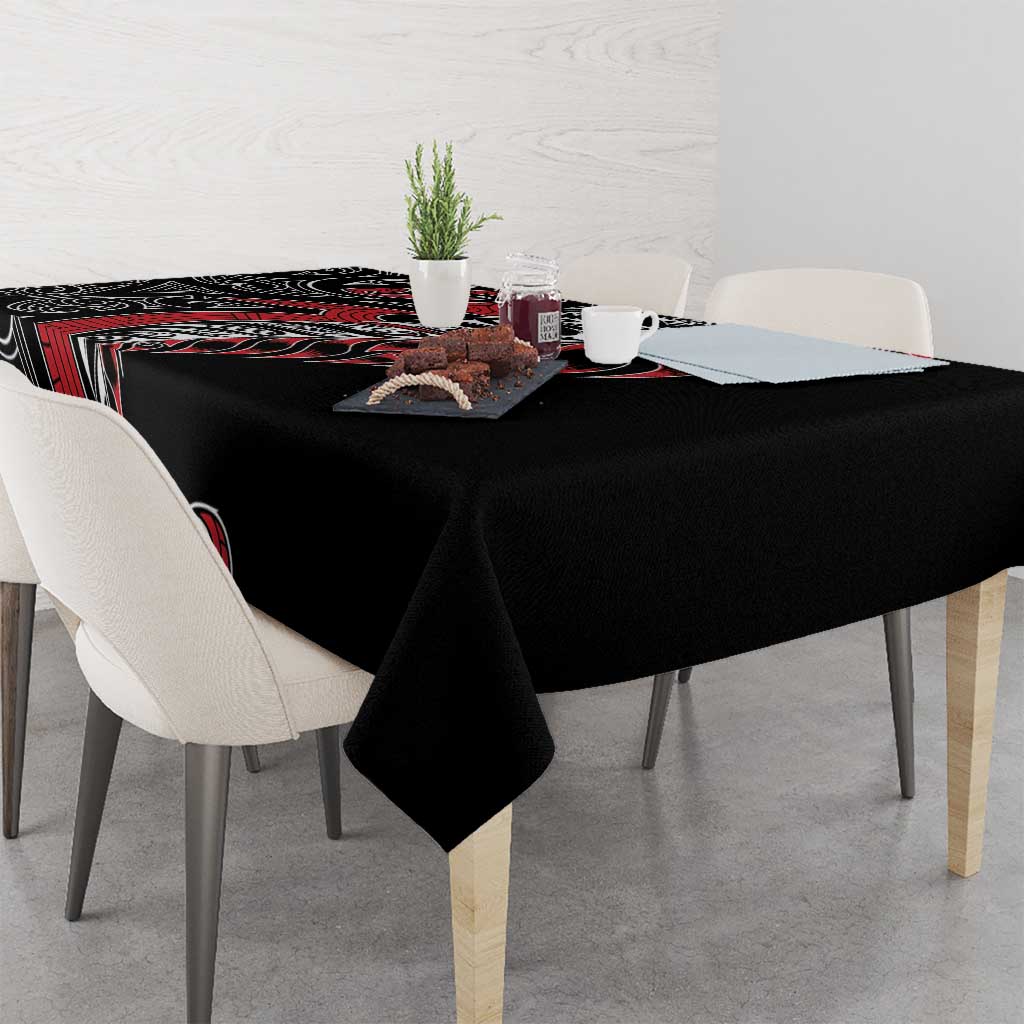 Koru Fern New Zealand Tablecloth Maori Tribal Pattern LT9 - Polynesian Pride